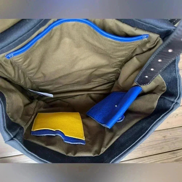 Timbuk2 x PHOEBE DAHL Travel  Convertible Backpack Black Canvas Leather - Picture 8 of 12